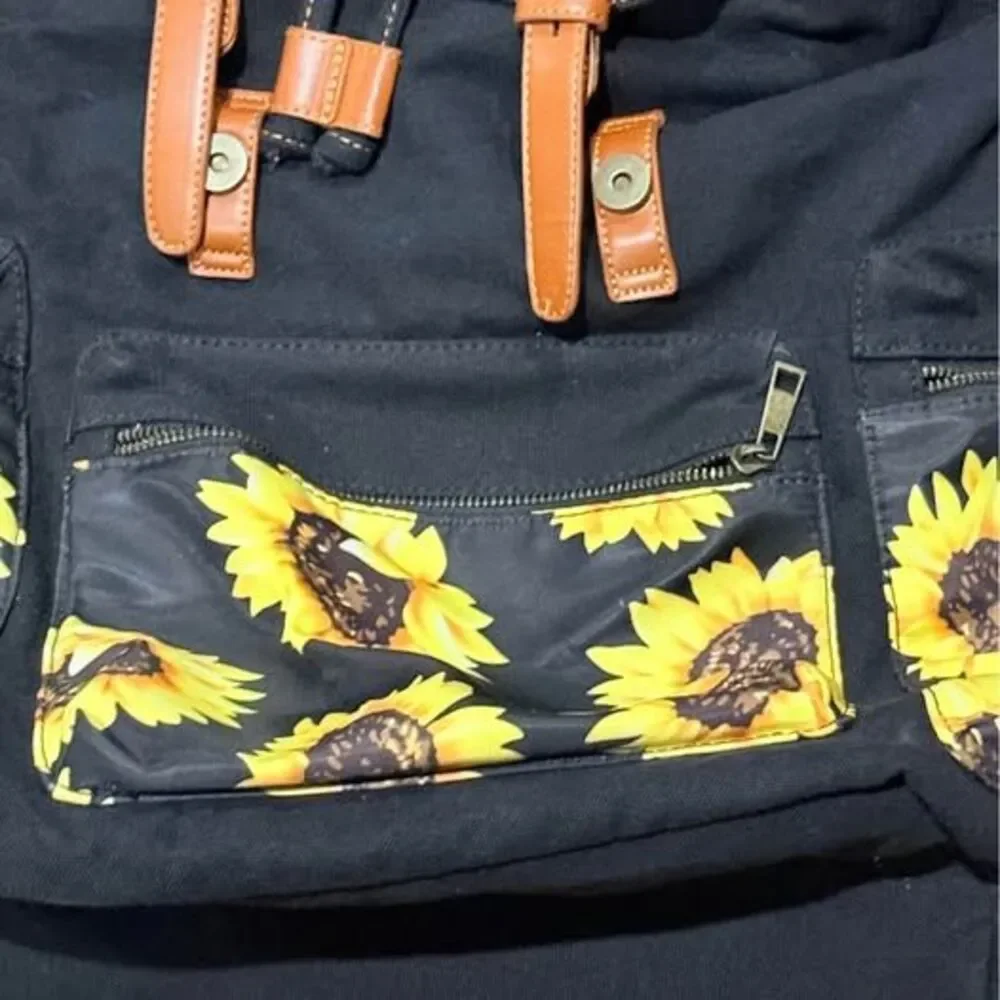 Backpack Sunflower Design
